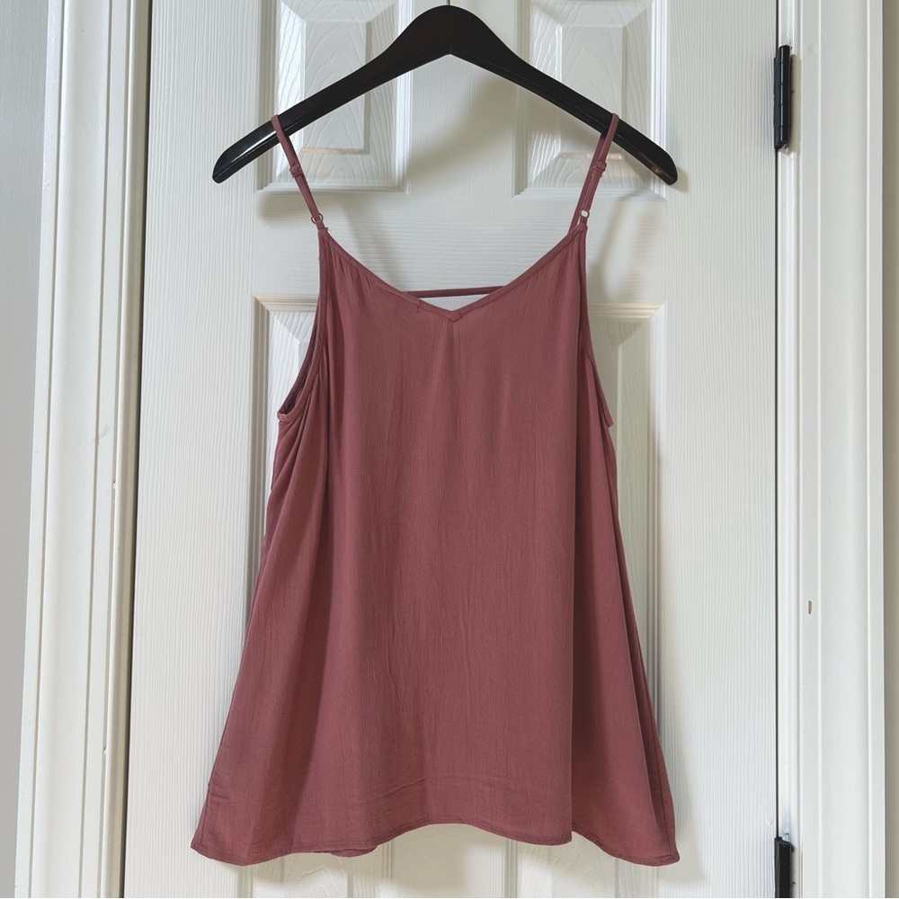 SO Dusty Rose Spaghetti Strap Cami Top